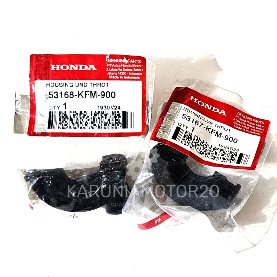 Rumah Kabel Gas Set Beat Fi/Vario/Supra X 125/Revo Original AHM