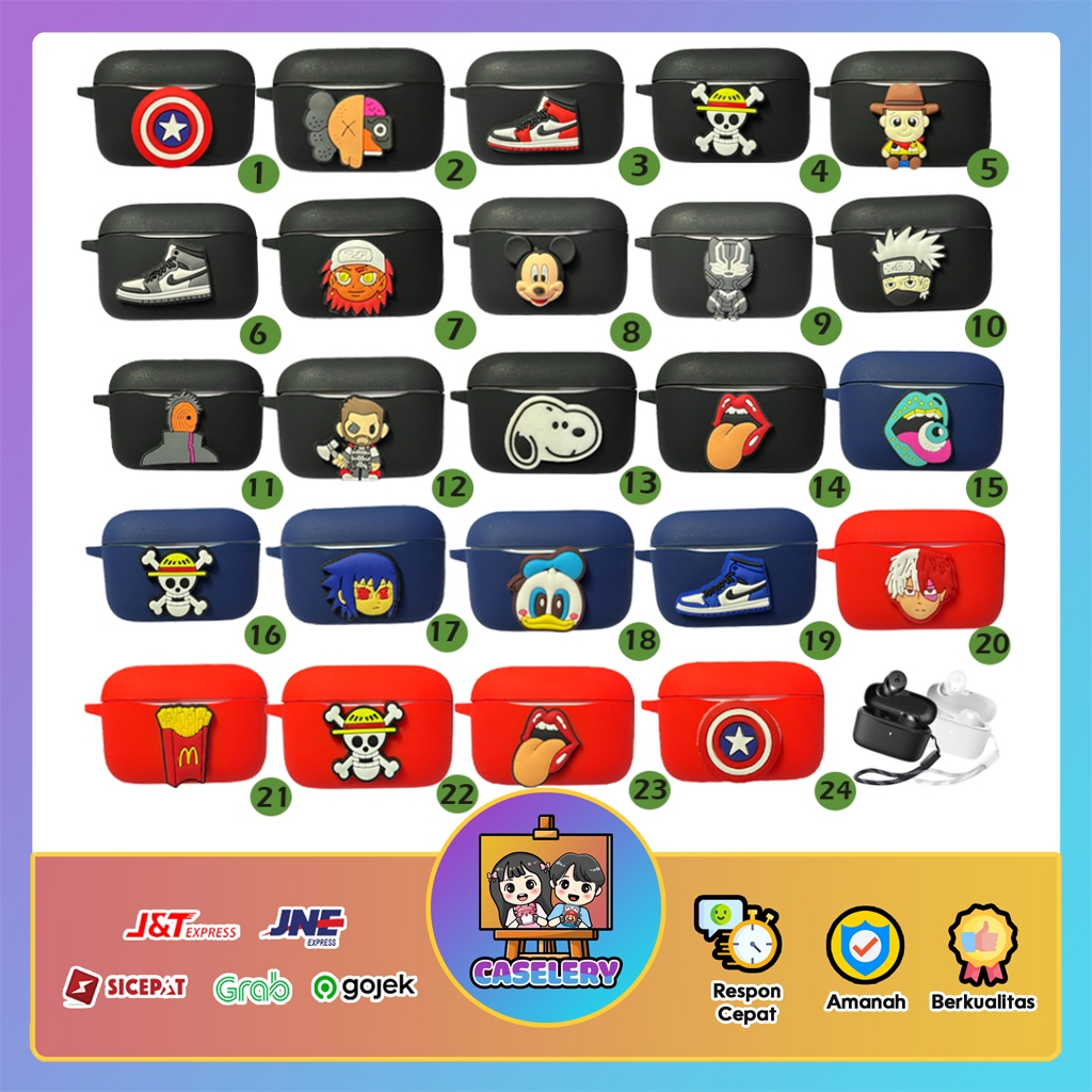 Case Soundcore Anker A20i Karakter Kartun Cover Silicone Premium Quality A20i Anker01