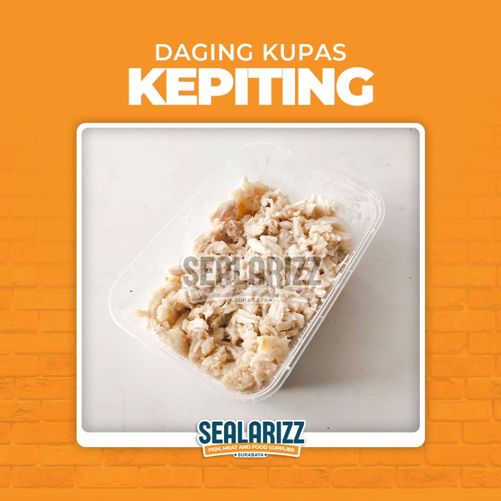 

Daging Kepiting Premium/ Kepiting Tanpa Cangkang / Crab Meat / Daging Kepiting Siap Olah