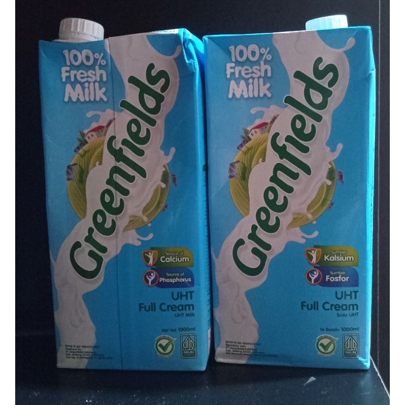 

Susu Greenfields Full Cream 1L