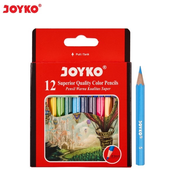 

Pensil Warna Joyko 12w Pendek CP12 KODE C7U3