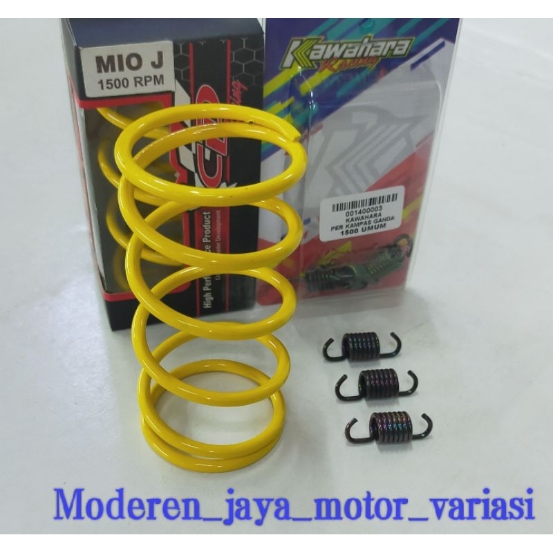PAKETAN PER CVT CLD 1500 RPM MIO J SOUL GT MIO GT FINO 115 X-RIDE OLD+PER SENTRI KAWAHARA 1500 RPM