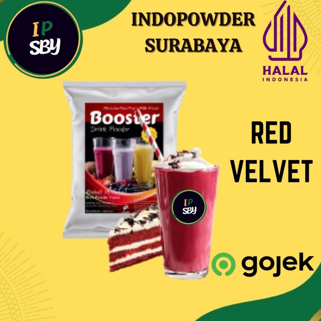 

IPSBY | Red Velvet Powder 1Kg | Bubuk Red Velvet 1Kg | Bubuk Minuman Red Velvet 1Kg | Bubuk RedVelvet | INDOPOWDER BOOSTER | 1