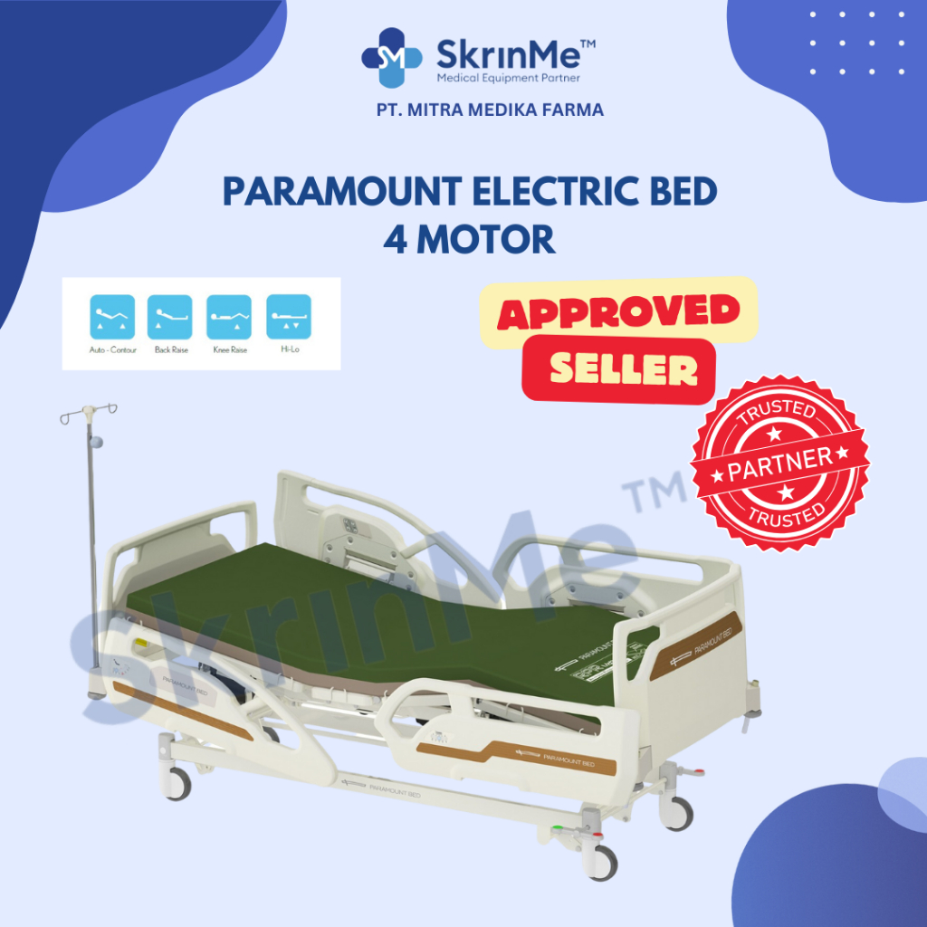 PREMIUM BED OFFICIAL PARAMOUNT BED ELECTRIC 4 MOTOR / BED PASIEN ELEKTRIK PARAMOUNT