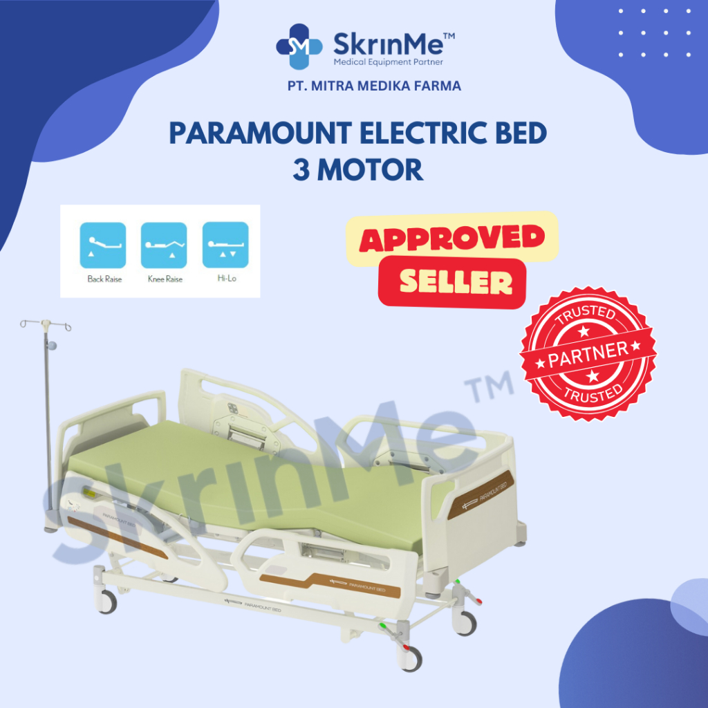 PREMIUM BED!! OFFICIAL PARAMOUNT BED ELECTRIC 3 MOTOR / BED PASIEN PARAMOUNT