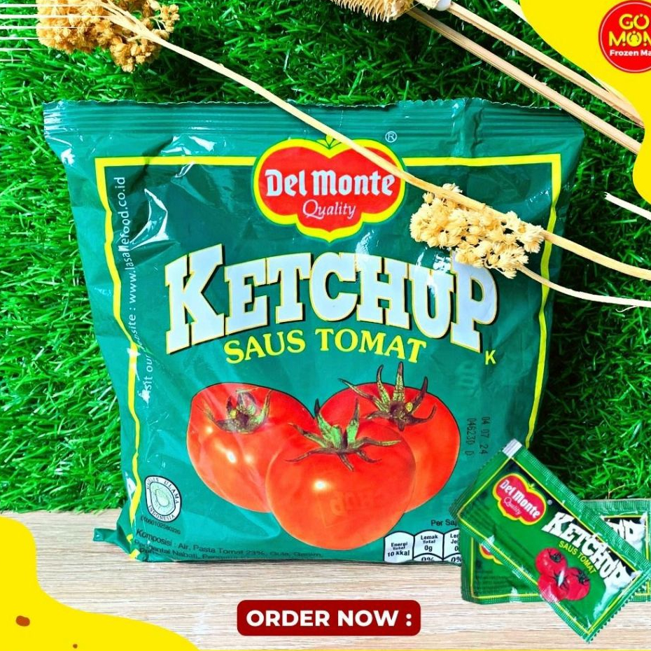 

DELMONTE SAUCE TOMATO KETCHUP SACHET (ISI 24)