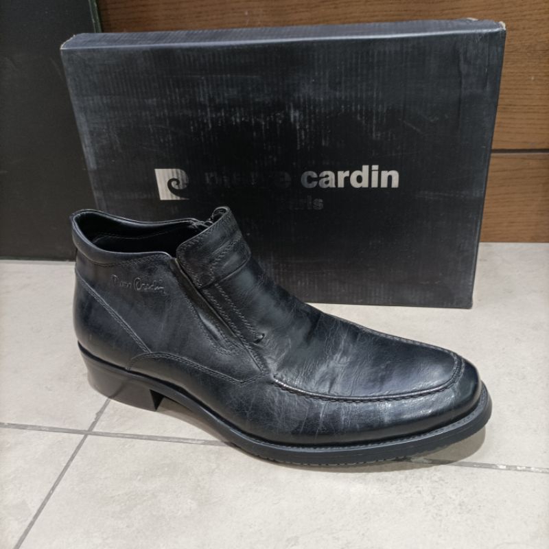 Sepatu boots Formal kulit pierrecardin 9205