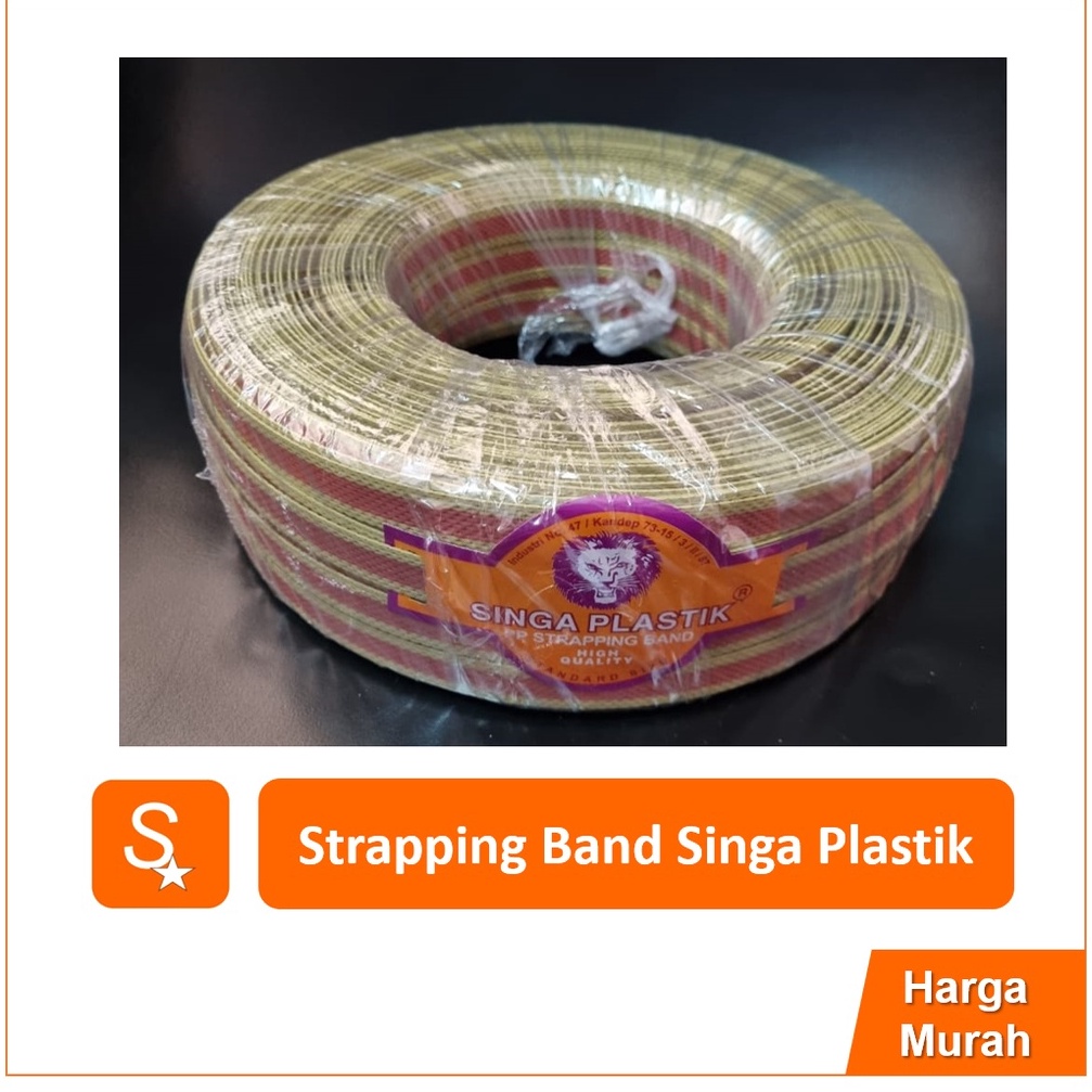 

KODE U5R9 Singa Plastik Strapping Band Tali Packing Singa Ban PP Paking Bal