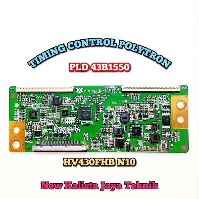 TCON TV POLYTRON PLD 43B1550 ORIGINAL BOE TCON 43B1550 TCON POLYTRON 43B1550 TICON PLD43B1550 TIKON 