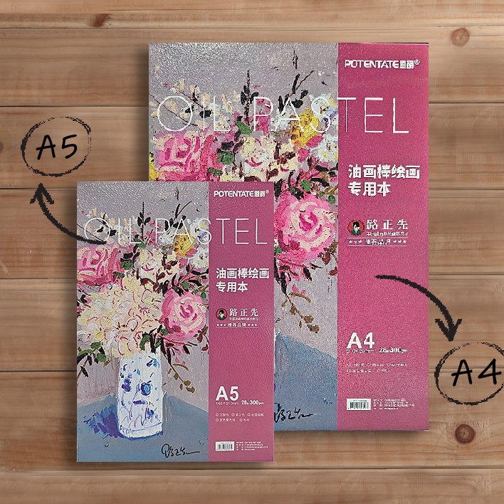 

Potentate Oil Pastel Paper A4 Pad Buku Sketsa e E3A3