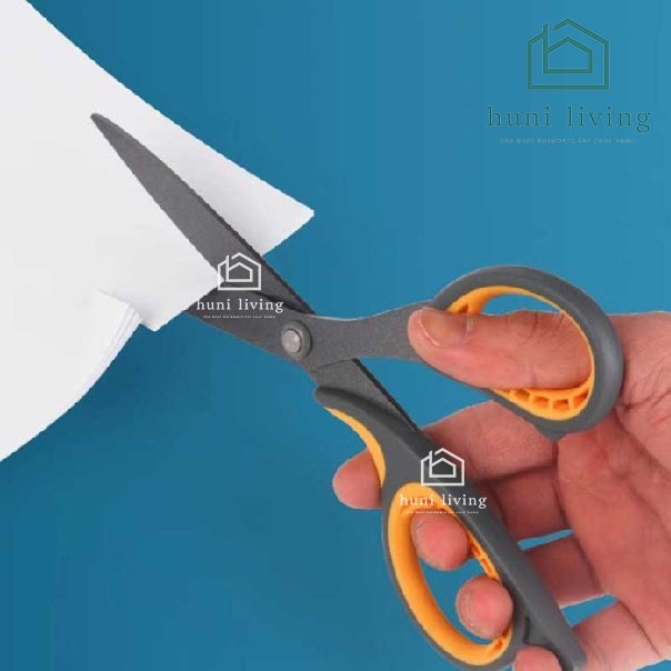 

Scissor / Gunting Berlapis Teflon Besar/Kecil Anti Karat Desain Ergonomis