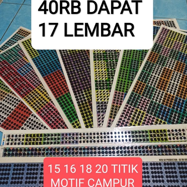 KODE D46R GOSOK BOM 15 16 18 2 TITIK MOTIF CAMPUR  MAINAN GESEKAN BOM RENDSTOREID 2
