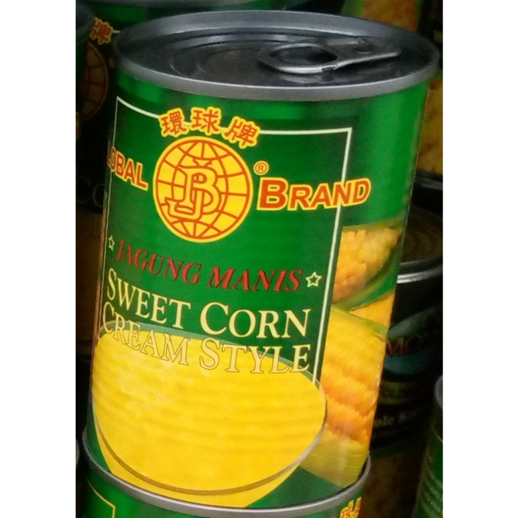 

Global Brand Sweet Corn Cream Style 425gr / Jagung Manis yang sudah digiling halus Thailand
