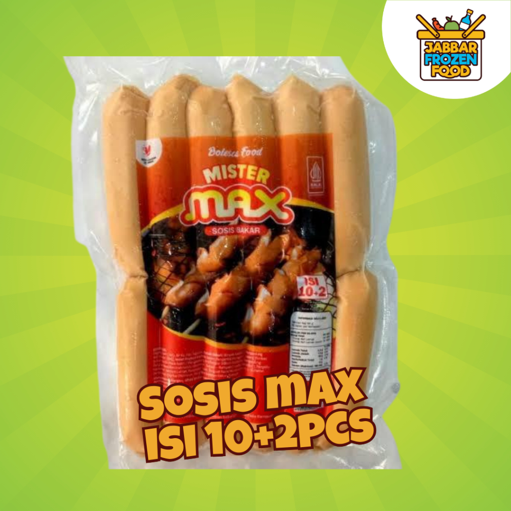 

Mister Max Sosis Bakar isi 10+2pcs