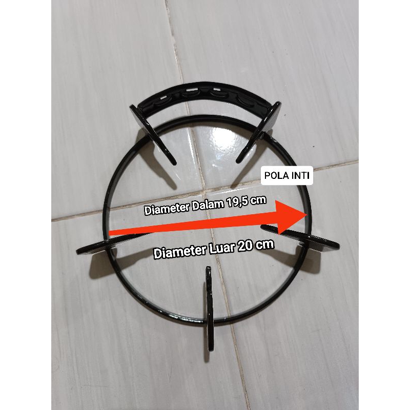 Tatakan Kompor Gas Kaca Universal / Tatakan Kompor Tanam