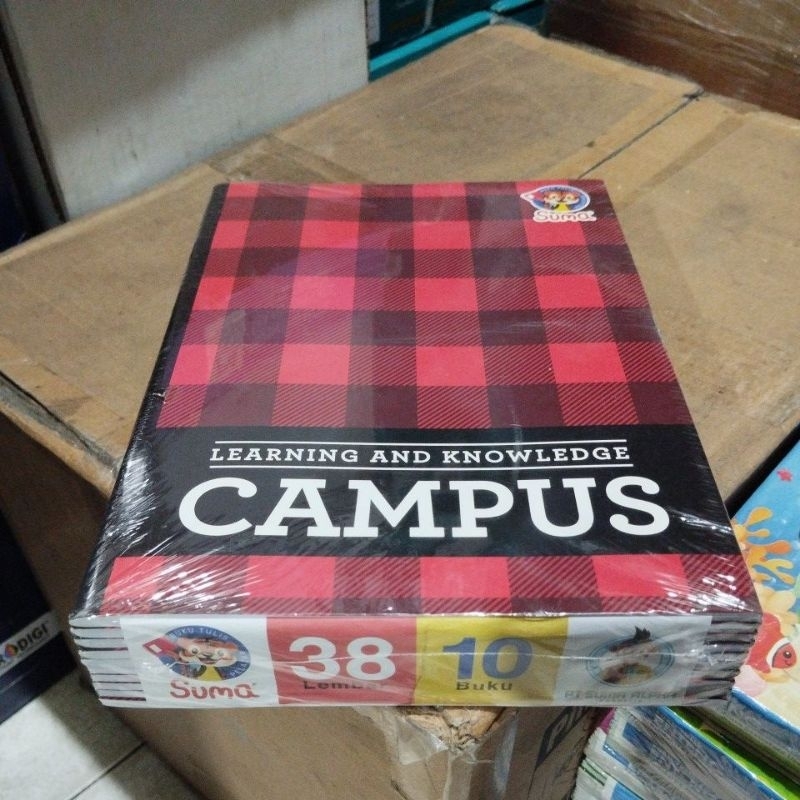 

buku campus 38 lembar 1 pack isi 10 buku