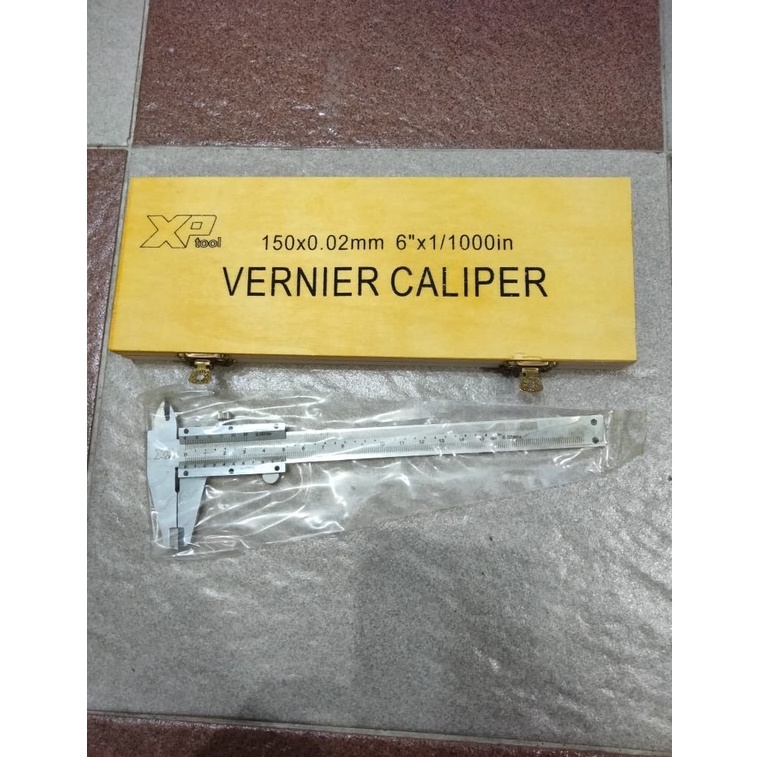

XP TOOL VERNIER CALIPER 6inch 2mm Sketmat Jangka Sorong sigmat g Q7D6