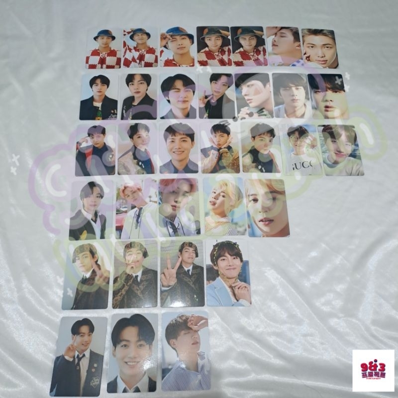 BTS DICON PHOTOCARD 101 CUSTOM BOOK PC OFFICIAL SHARING MEMBER SET RM JIN JHOPE JIMIN V JUNGKOOK