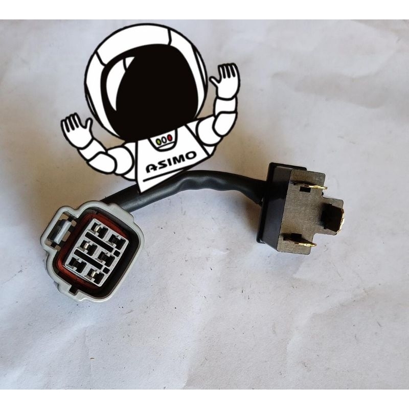 soket headlight Extension adaptor upgride pin H4 To Led pin 6 Bahan Original Daihatsu grand Xenia Si