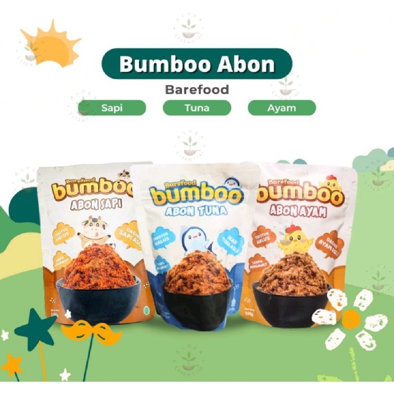 

Bumboo abon asli ayam,sapi dan tuna 100gr TANPA MSG TEKSTUR LEMBUT