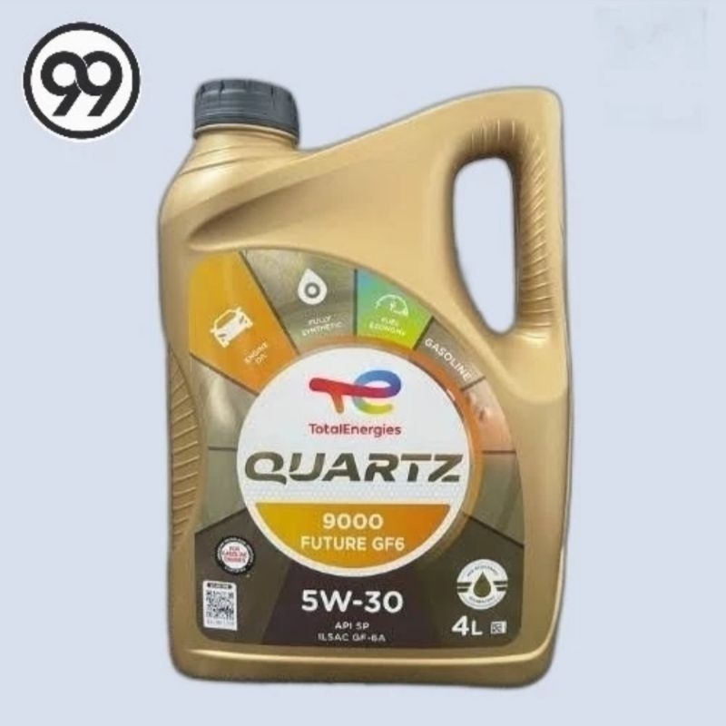 Q9000 5w30 / Total Q9000 5w30 / Total Quartz 9000 5w30 Kemasan Galon