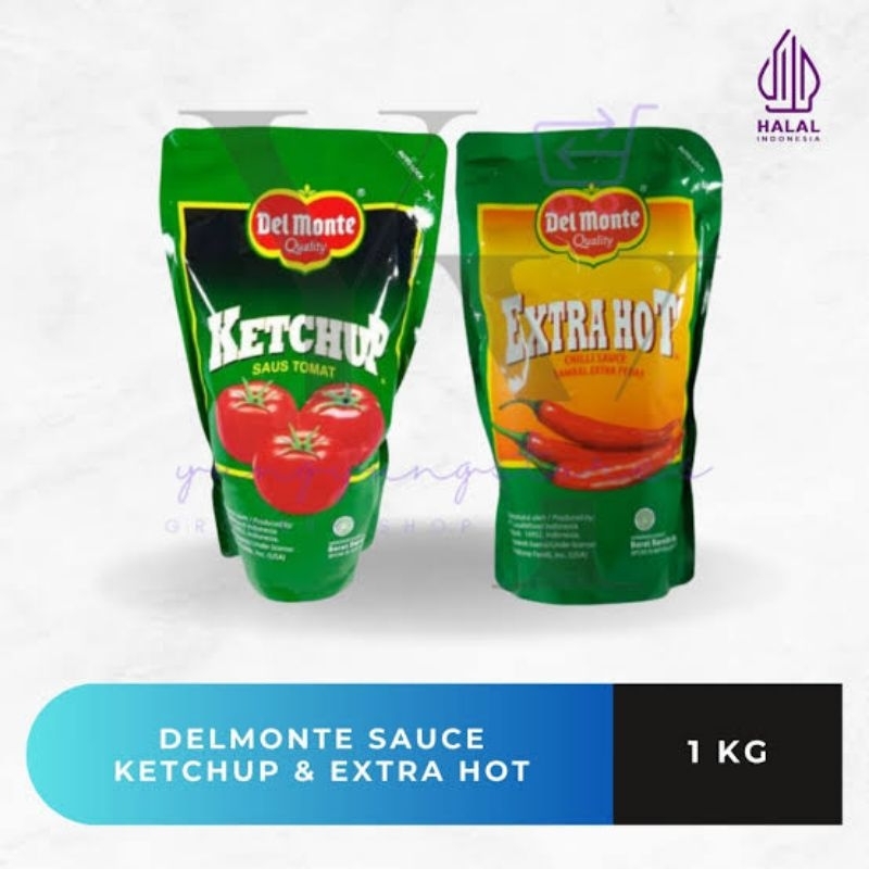 

Delmonte Extra Hot & Tomat Pouch 1kg