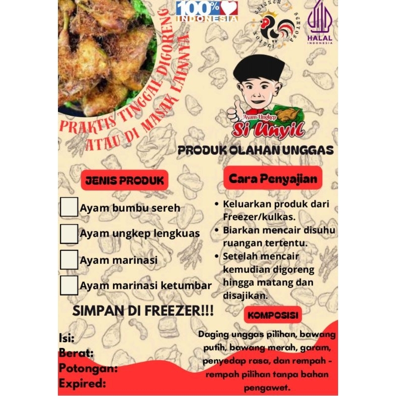 

Ayam ungkep si unyil