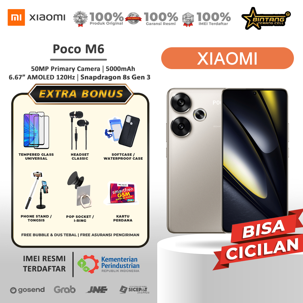 Xiaomi Poco F6 ram 12/512gb ram 8/256gb snapdragon 8s gen 3 garansi resmi