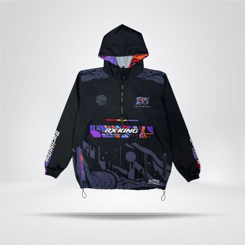 (COD) JAKET RACING PARASUT STROKE RX-KING ANTI AIR ORIGINAL