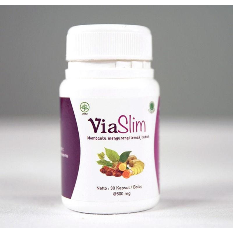 VIASLIM ORIGINAL OBAT PELANGSING BADAN VIASLIM ASLI SUPLEMEN HERBAL DIET ALAMI