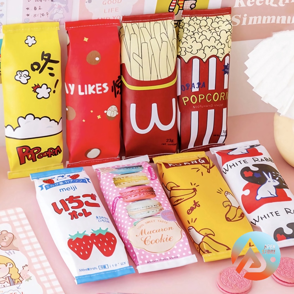 

TERLARIS APEN Tempat Pensil Fashion Jepang Tas Pulpen Kotak Alat Tulis Lucu Unik