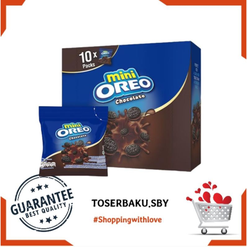 

Mini Oreo Chocolate 10 Pcs × 20,4 g / Snack Murah / Camilan WFH / Agen Toserba Surabaya / Dirumah Saja / Coklat / Snack