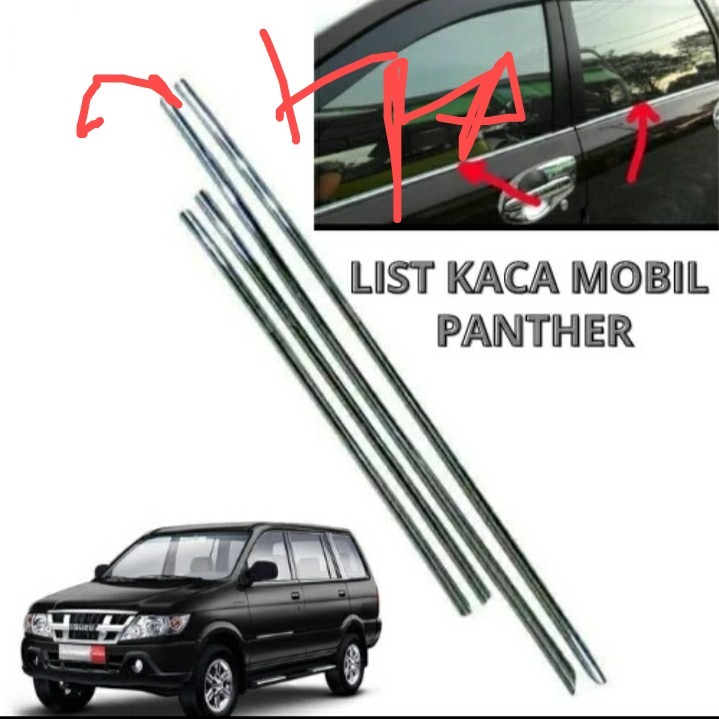 List lis kaca samping mobil panther kapsul