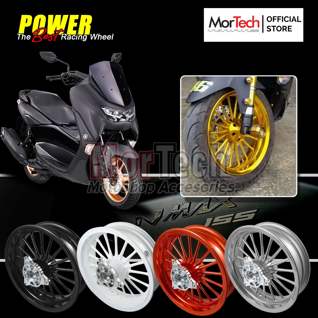 Velg Pelek Racing Classic Power Tapak Lebar Palang 18 Ukuran 350/400-13 Yamaha Nmax New / All New Nm