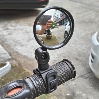 Promo Kaca Spion Sepeda Cermin Lebar Reflektor Sepeda Kaca Spion Sepeda Gunung Kaca Spion Gagang Sil