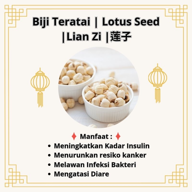 

[Per Ons/100gr] Biji Teratai | Lianzi