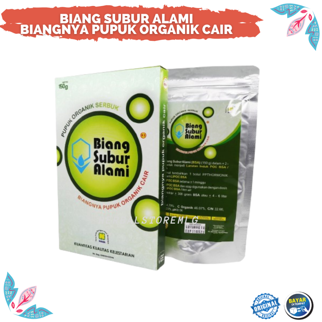 BSA Pupuk Organik Biang Subur Alami Nasa