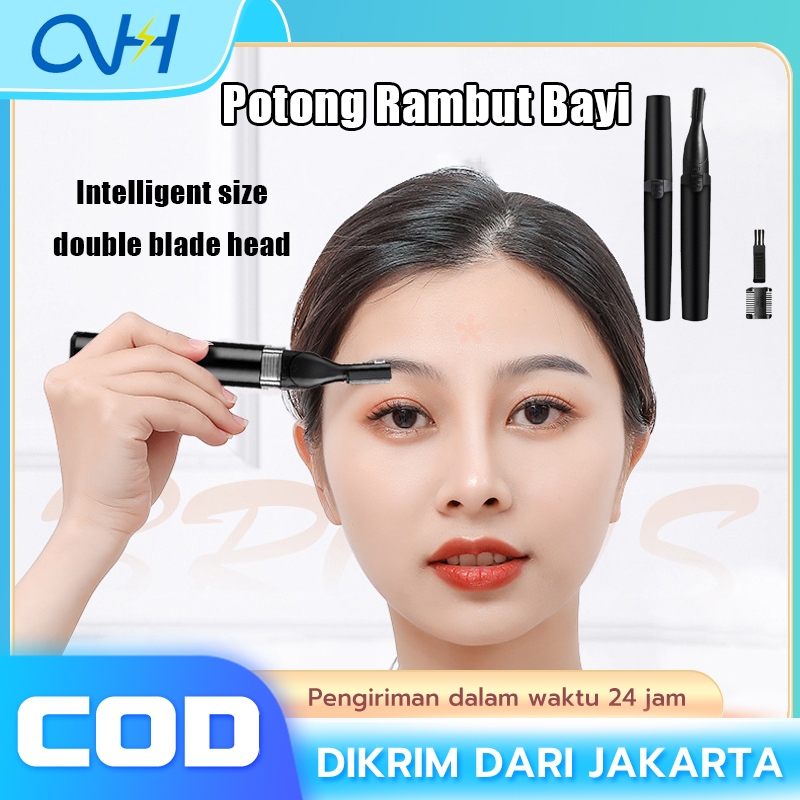 Alat Cukur Alis Elektrik 2 In 1 alat cukur rambut bayi-alat pencukur rambut bayi-alat cukur bayi-gun