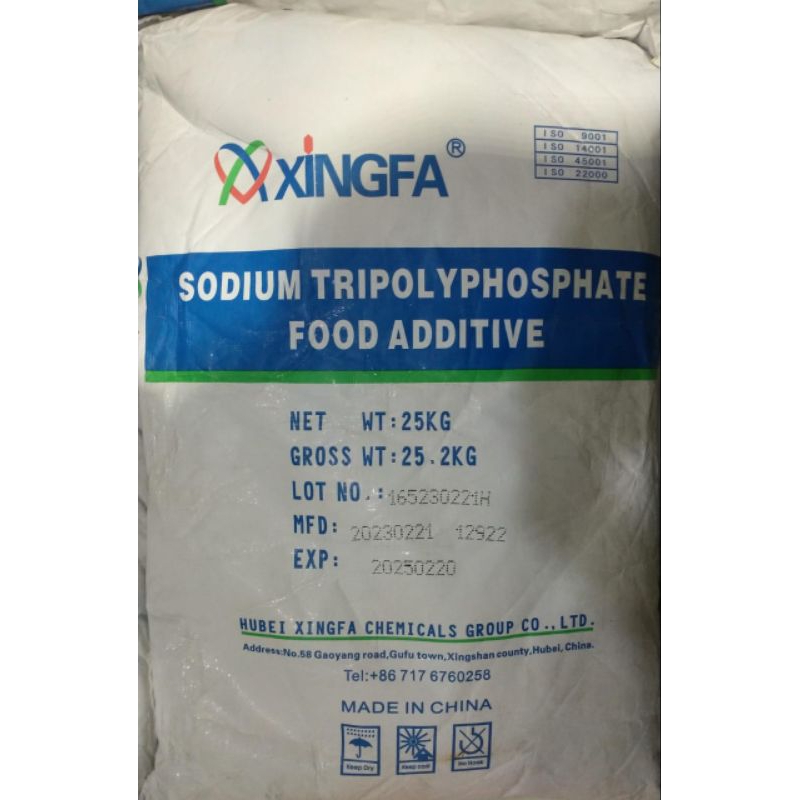 

Sodium Tripolyphosphate Food Additive / STTP Ex Xingfa - Kemasan 25kg