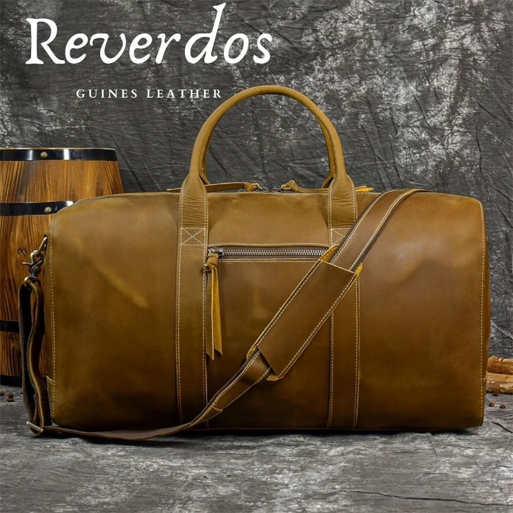 Tas Travel Vintage Kulit Asli Crazy Horse - Messenger Bag Leather - Tas perjalanan