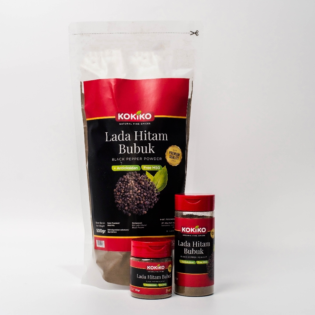 

Kokiko Lada Hitam Bubuk / Blackpepper Powder (60gr & 1kg)