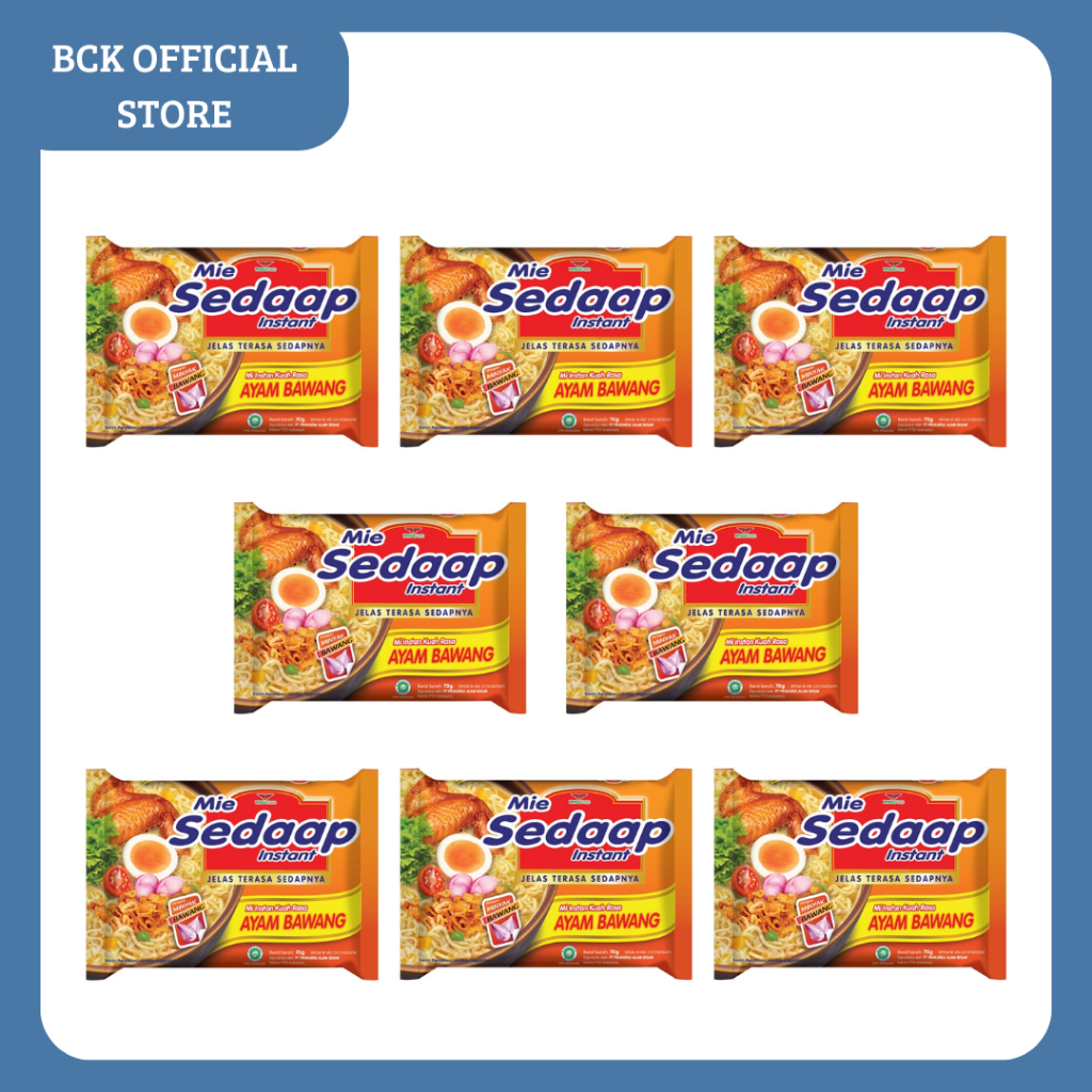 

Mie Instan Sedaap Ayam Bawang 40x90gr (KARTON)