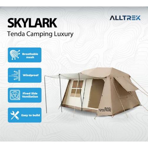 ALLTREK Tenda Camping Luxury SKYLARK (Large)