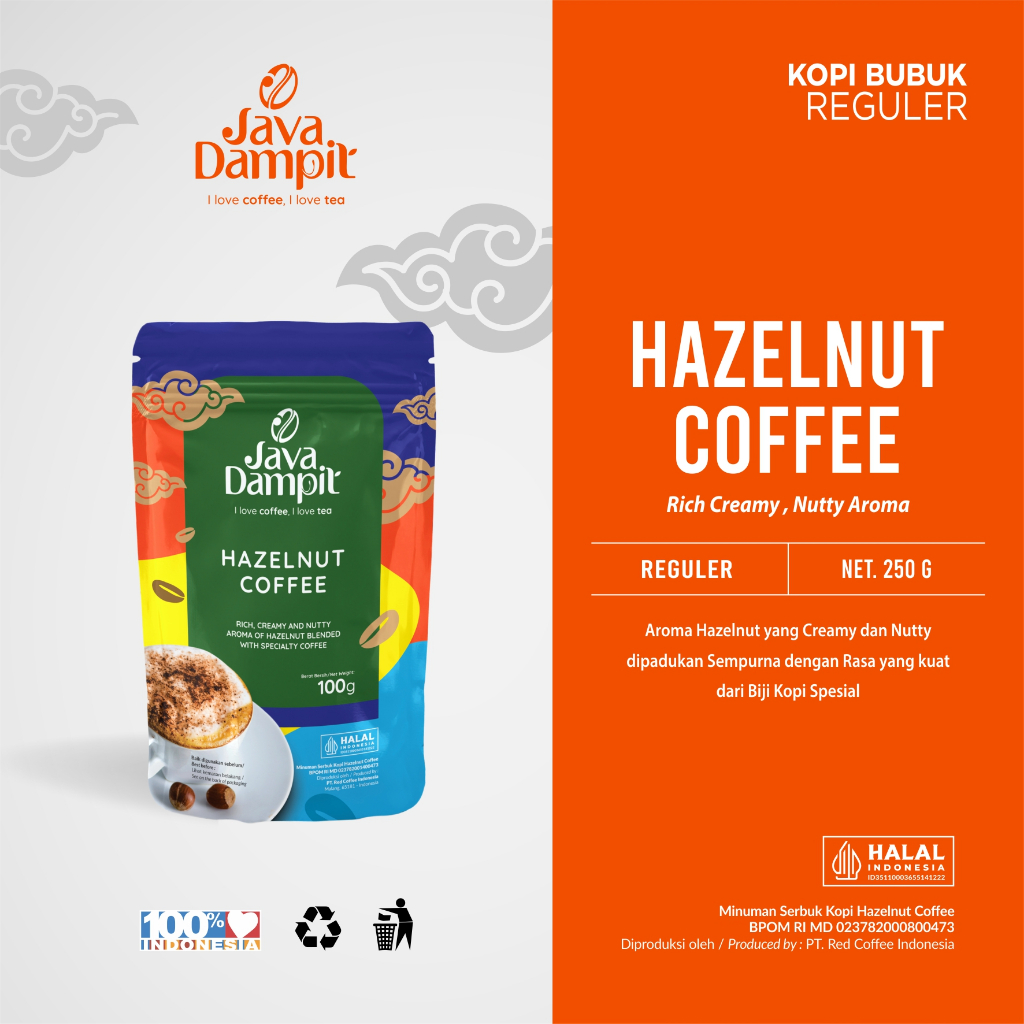 

KOPI BUBUK HAZELNUT COFFEE POWDER 250g