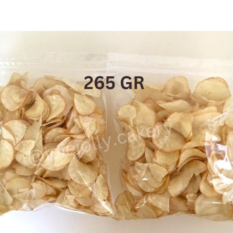 

Snack Cemilan Keripik Singkong Asin – 265GRAM