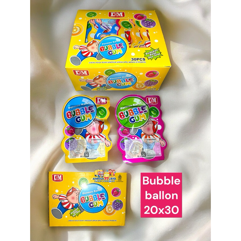 

BUBLE BALLON ISI 20x30PCS