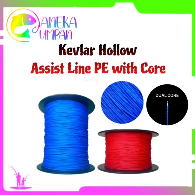 Sailor Power line Tali Kevlar Assist Line Hollow Dual Core Assist Hook