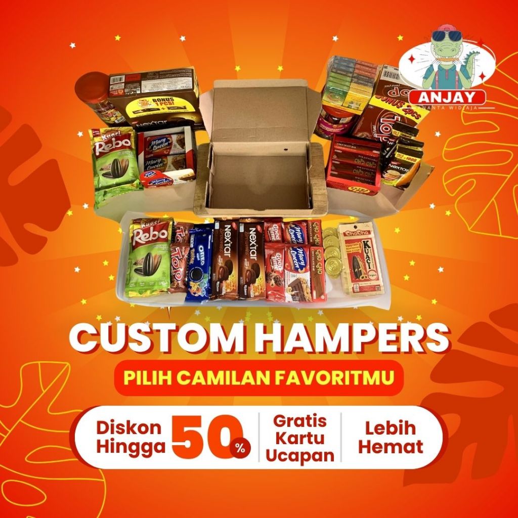 

20 Camilan Favorit dalam 1 Kotak - Hemat & Gratis Kartu Ucapan!