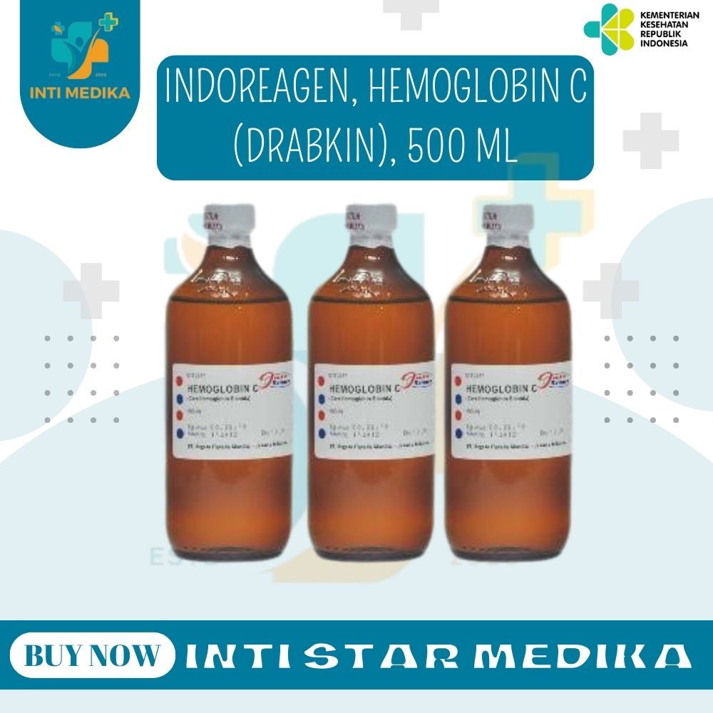 INDOREAGEN, HEMOGLOBIN C (DRABKIN), 500 ML