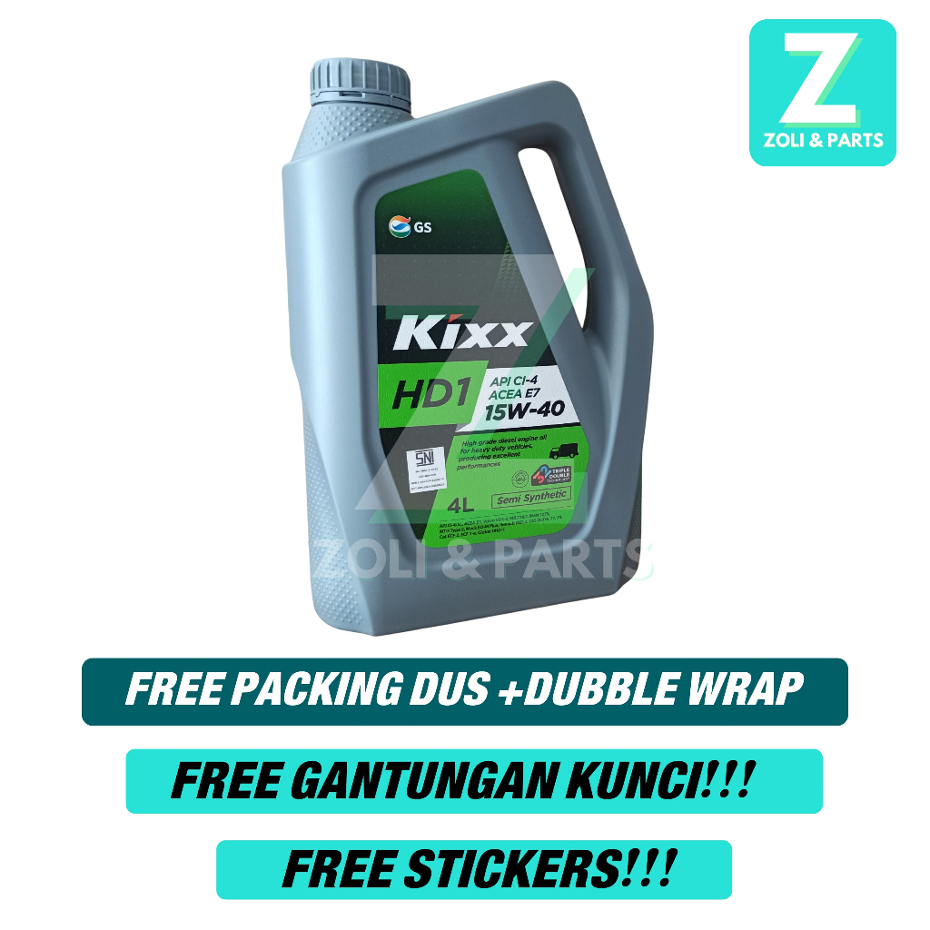 KIXX HD1 15W-40 Semi Synthetic 4 Liter